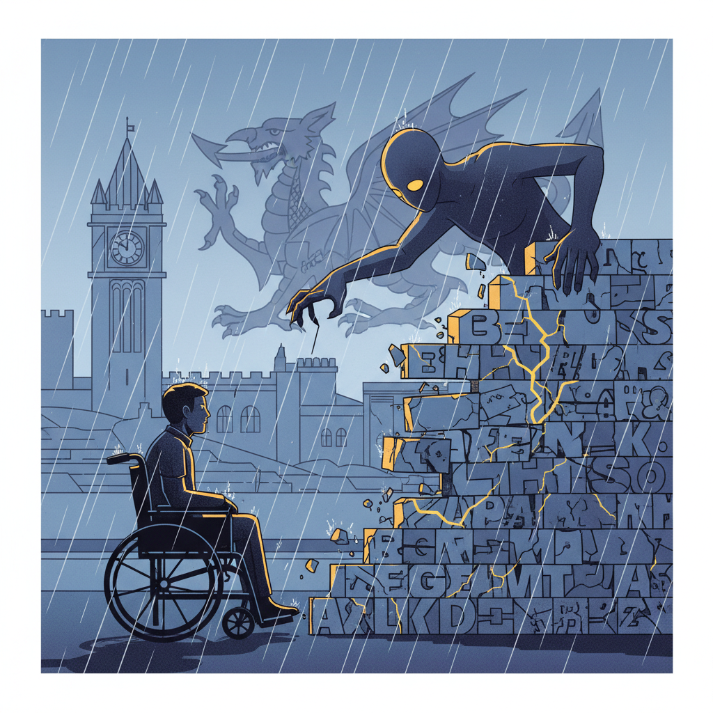 image representing marginalisation of disabled in the UK