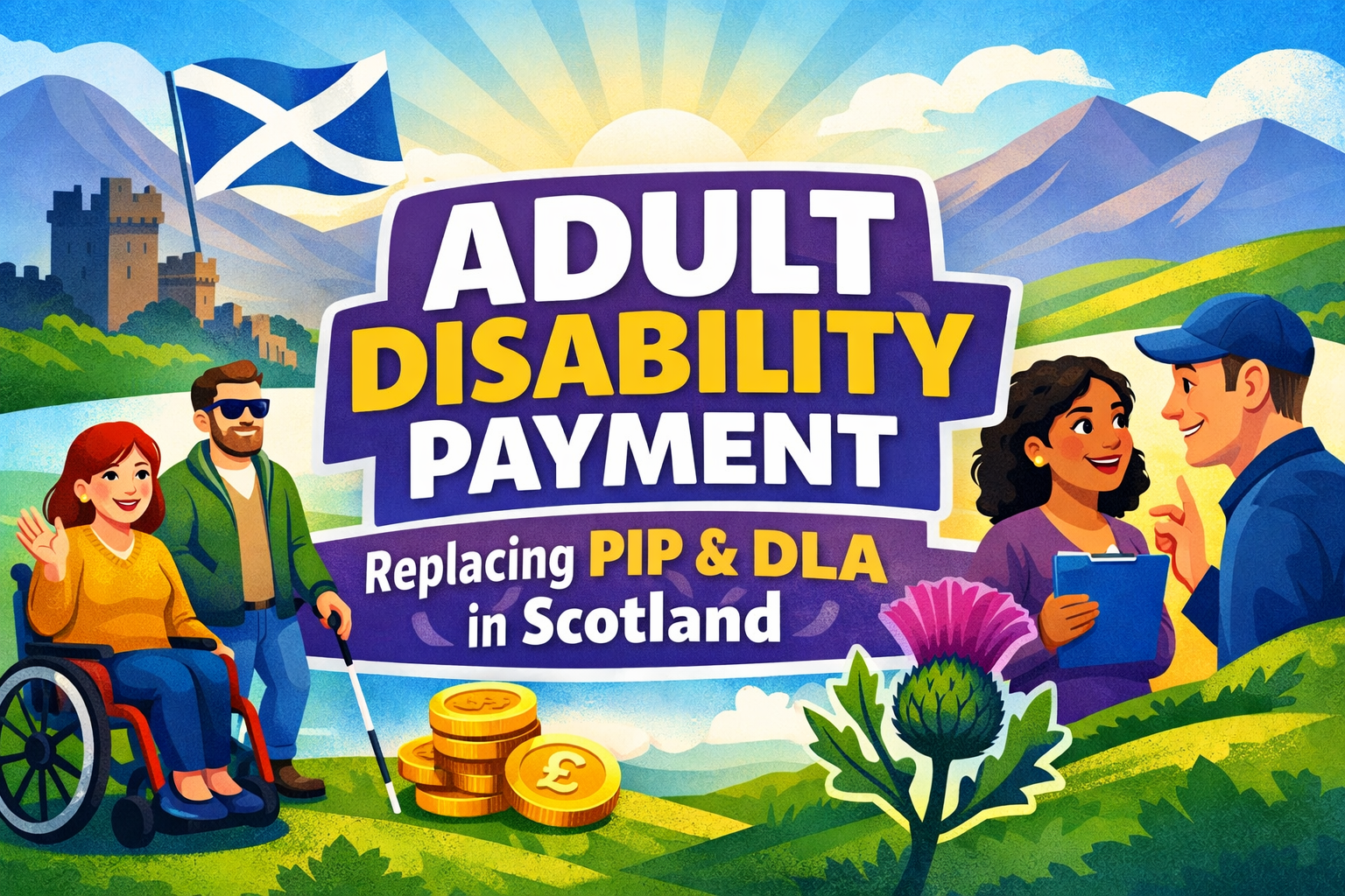image showing scottish disabled people and ADP