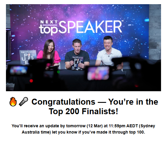 image showing details of top 200 placement